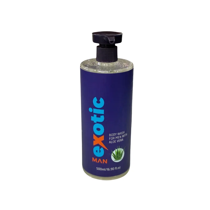 Exotic man shower gel with aloe vera